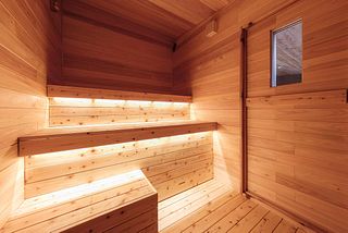 5名様まで入れるプライベートサウナ