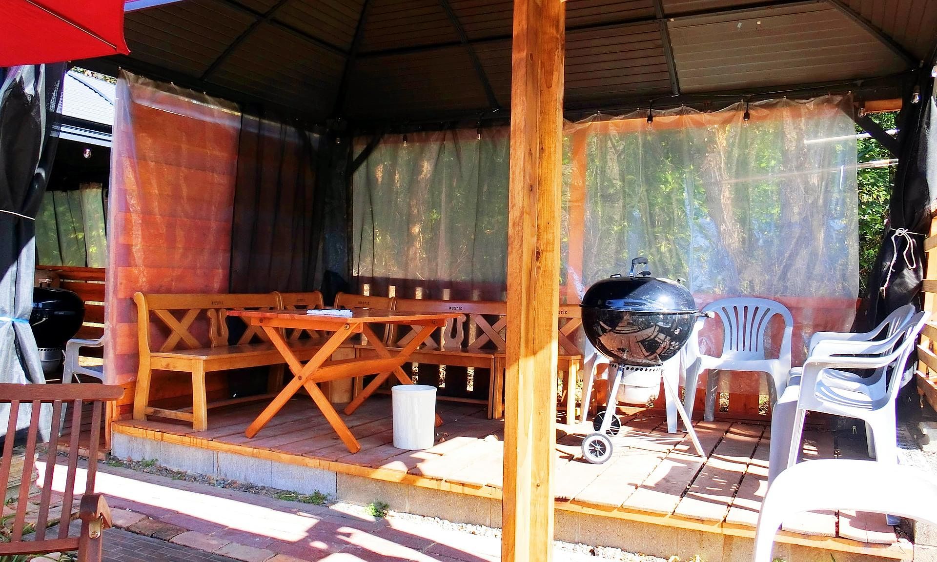 グランピン専用バ－ベキュ場