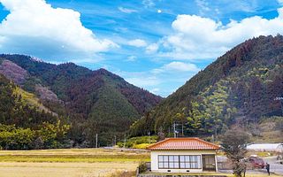 宿の遠景